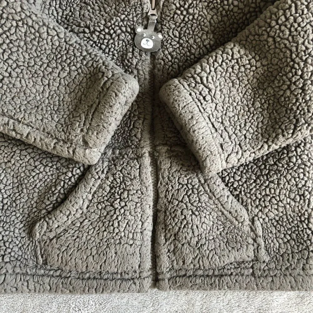 Carter’s Bear Ears Sherpa Fleece Zip Hoodie Jacket